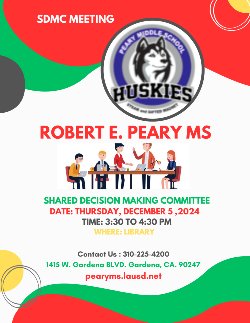 Husky Families please join us for the last SDMC governance council meeting of 2024!