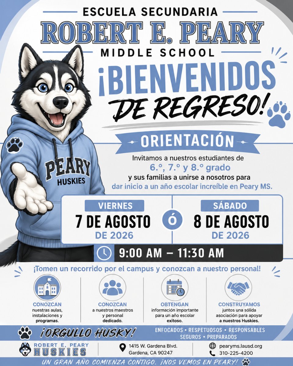 ¡Acompáñenos en nuestra orientación para el otoño de 2026!
